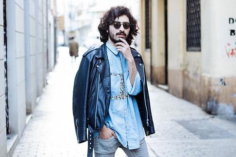 WHERE IS OUR SUMMER? glamournarcotico_fire_meets_gasoline_asos_shirt_h&m_skinny_jeans_mouet_sunglasses_Nike_Roshe_Run_Hypercolour_Biker_Street-Style_Menswear_Charlie-Cole_spain (19)