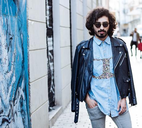 WHERE IS OUR SUMMER? glamournarcotico_fire_meets_gasoline_asos_shirt_h&m_skinny_jeans_mouet_sunglasses_Nike_Roshe_Run_Hypercolour_Biker_Street-Style_Menswear_Charlie-Cole_spain (17)