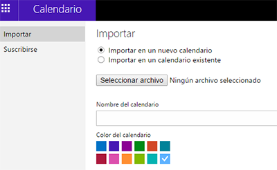 Como importar un calendario en Outlook