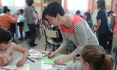 Encuentro con Ana Pomares en el CEIP Joaquín Sorolla