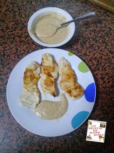 FILETES DE MARRAJO CON SALSA DE CACAHUETES Y TOMILLO FILETES DE MARRAJO CON SALSA DE CACAHUETES Y TOMILLO