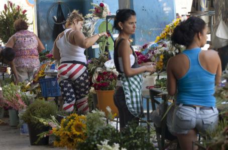 Cuba se llena de banderas de Estados Unidos