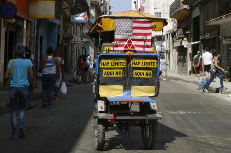 Cuba se llena de banderas de Estados Unidos