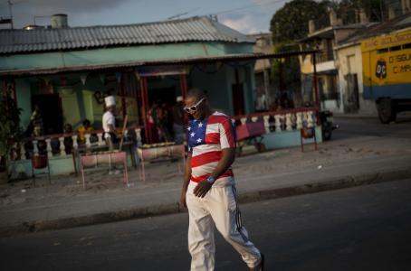 Cuba se llena de banderas de Estados Unidos