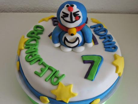 DORAEMON FONDANT-BIZCOCHO BLUE VELVET...