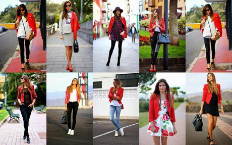 Como combinar una chaqueta roja / How to match a red jacket