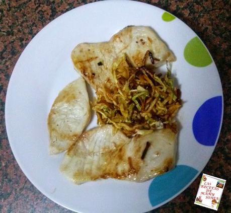 FILETES DE MARRAJO CON CALABACIN Y PATATAS FILETES DE MARRAJO CON CALABACIN Y PATATAS