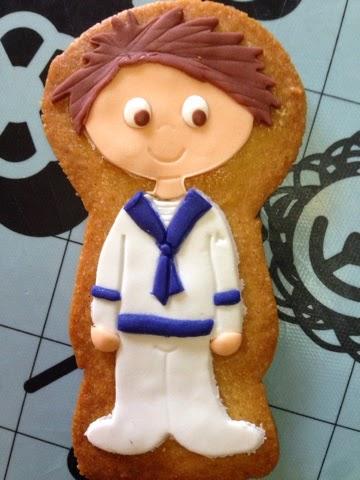 Tutorial de galleta de comunión para niño con traje de marinero en
fondant Tutorial de galleta de comunión para niño con traje de marinero en
fondant