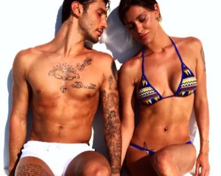 LA NUEVA COLECCION DE BIKINES ME FUI 2015 DE BELEN E CECILIA RODRIGUEZ Stefano-De-Martino-e-Belen-Rodriguez-Foto-Instagram