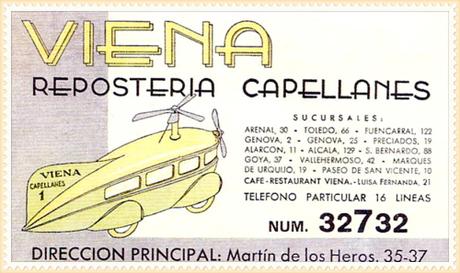 Tarjeta publicitaria 1930