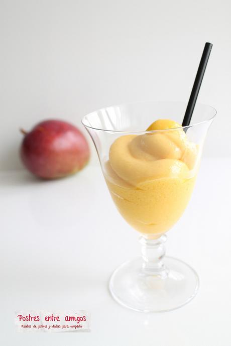 Sorbete de Mango en Thermomix