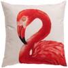Contemporary throw pillow FLAMENCOS DE MODA