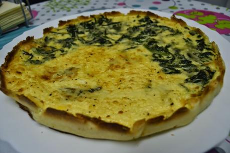 Quiche Dúo de Espinacas con Espárragos Y Cuatro Quesos con Roquefort Quiche Dúo de Espinacas con Espárragos Y Cuatro Quesos con Roquefort