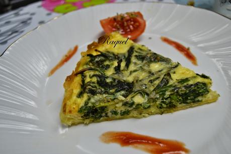 Quiche Dúo de Espinacas con Espárragos Y Cuatro Quesos con Roquefort Quiche Dúo de Espinacas con Espárragos Y Cuatro Quesos con Roquefort