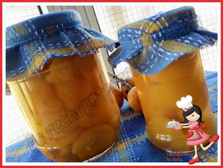 *Nísperos en almíbar (tradicional) *Nísperos en almíbar (tradicional)