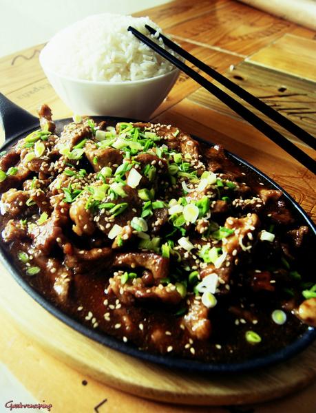 Mongolian beef Mongolian beef