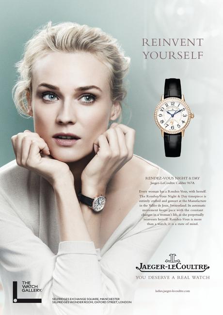 Diane Kruger posa para Jaeger-LeCoultre Diane Kruger posa para Jaeger-LeCoultre