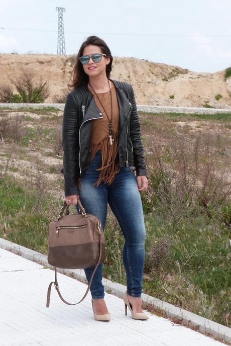 Nuevo look con ante, flecos y opticalling Nuevo look con ante, flecos y opticalling