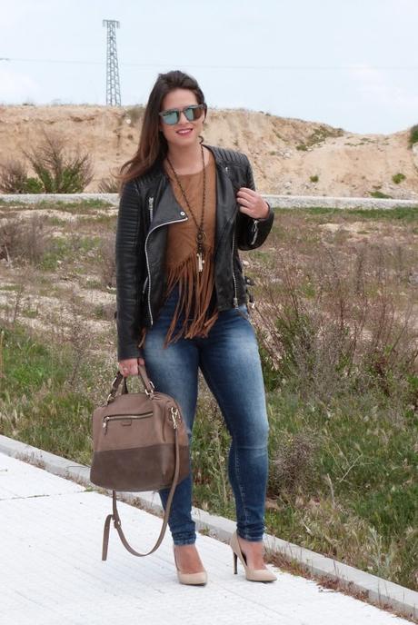 Nuevo look con ante, flecos y opticalling Nuevo look con ante, flecos y opticalling