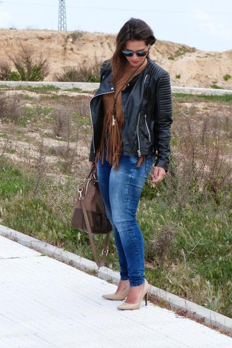 Nuevo look con ante, flecos y opticalling Nuevo look con ante, flecos y opticalling