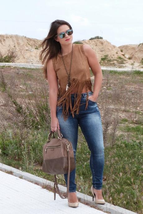 Nuevo look con ante, flecos y opticalling Nuevo look con ante, flecos y opticalling