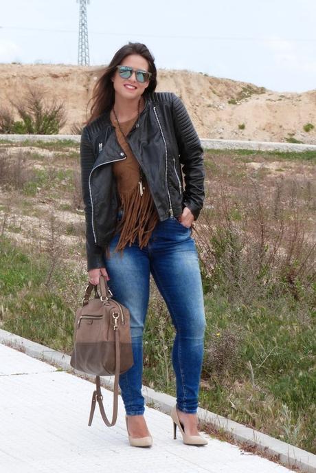 Nuevo look con ante, flecos y opticalling Nuevo look con ante, flecos y opticalling