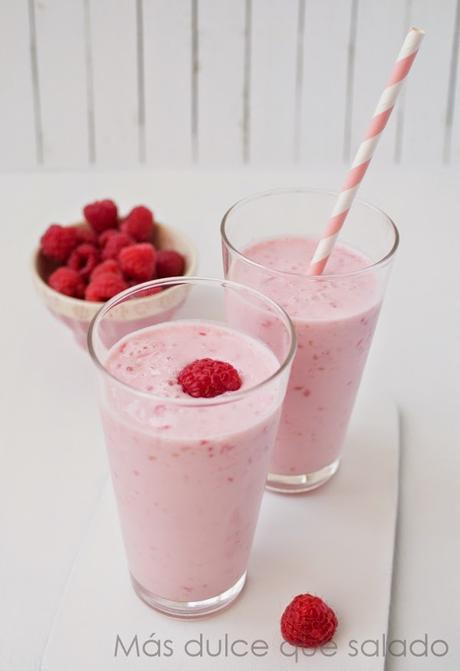 Smoothie de frambuesa Smoothie de frambuesa