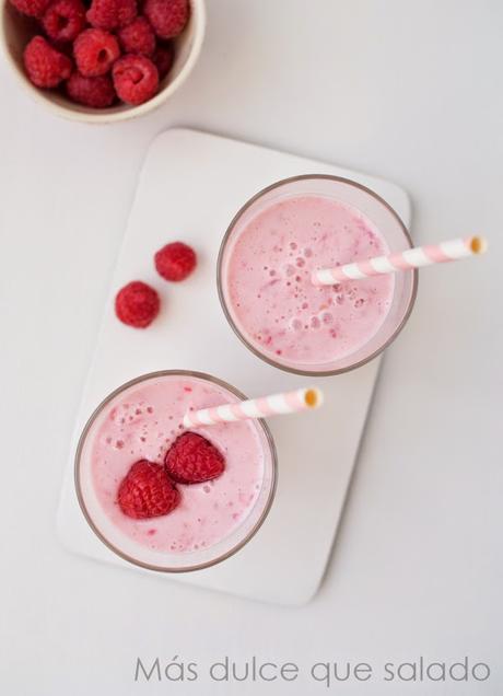 Smoothie de frambuesa Smoothie de frambuesa