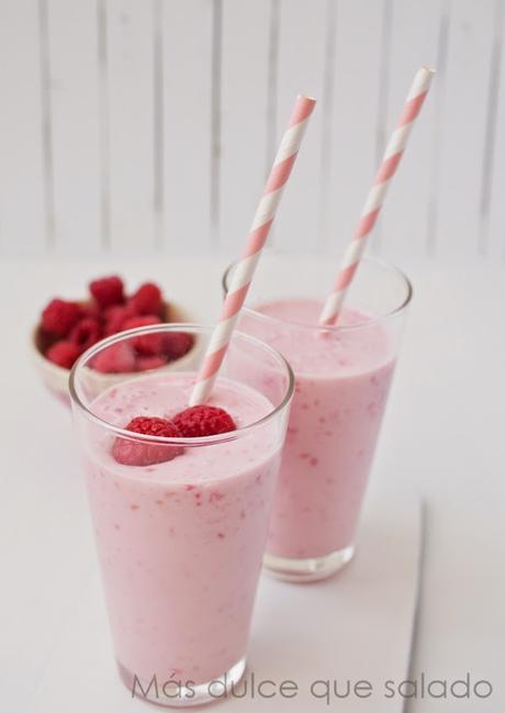 Smoothie de frambuesa Smoothie de frambuesa