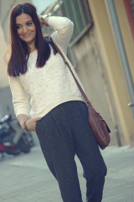 Look con pantalón chandalero Look con pantalón chandalero