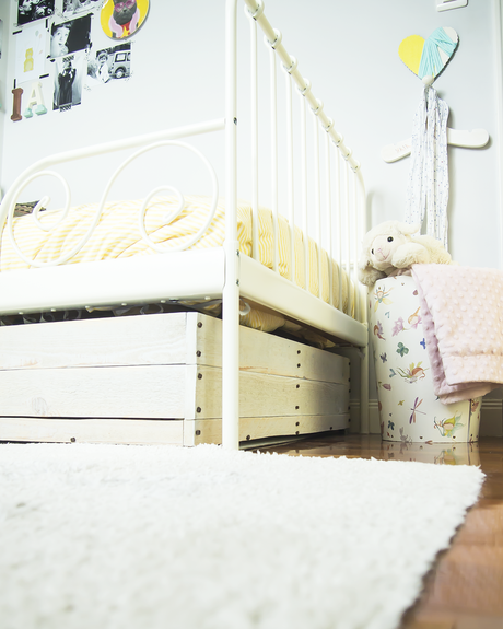 De cómo almacenar en la habitación infantil como diseñar tu caja vintage