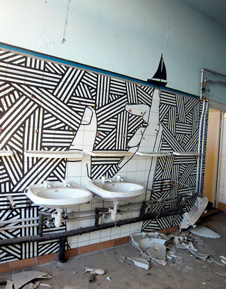 Buff Diss no gana para cinta aislante. Buff diss arte urbano