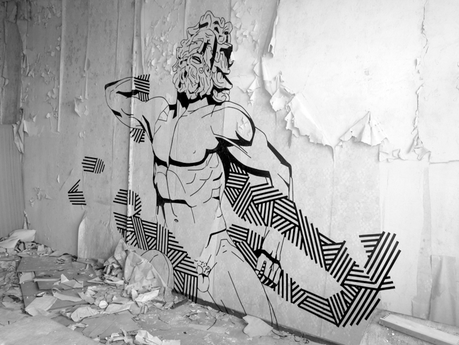 Buff Diss no gana para cinta aislante. Buff diss arte urbano
