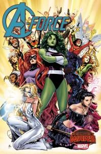 Las mas poderosas mujeres de Marvel unidas en A-FORCE #1 Las mas poderosas mujeres de Marvel unidas en A-FORCE #1
