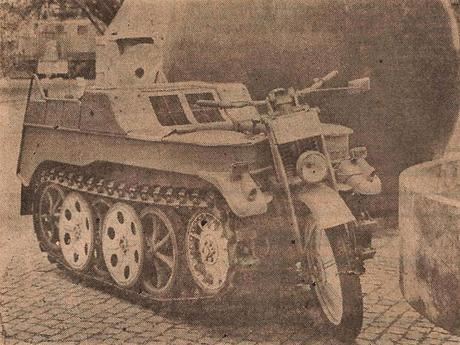 Motocicleta NSU de orugas Motocicleta NSU de orugas