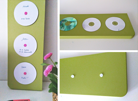 DIY: Un organizador de tareas con cds