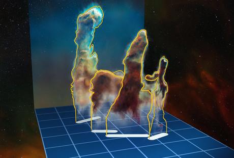 Primera imagen de “Los pilares de la Creación” en 3D