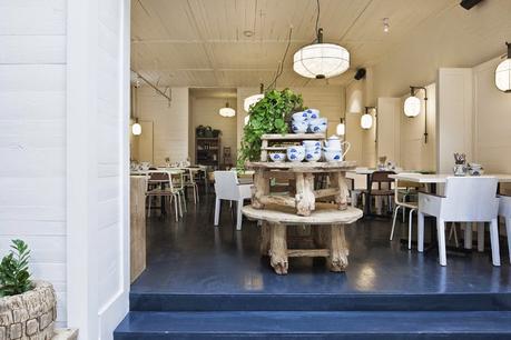 Combinación de estilos en este restaurante y local de té en Australia Combinación de estilos en este restaurante y local de té en Australia