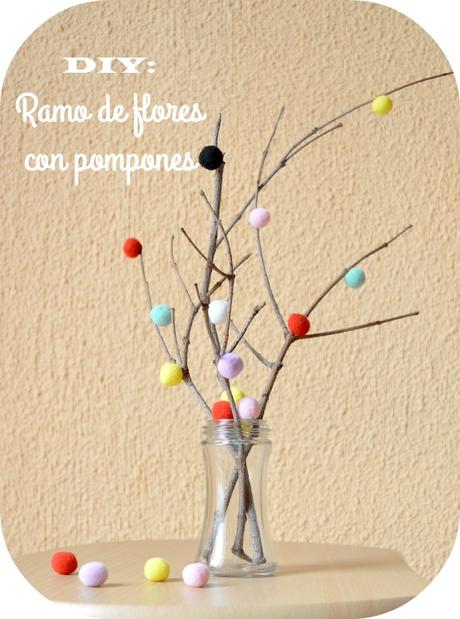 DIY: Ramo de flores con pompones