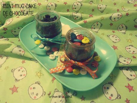 MINI MUG CAKE DE CHOCOLATE MINI MUG CAKE DE CHOCOLATE