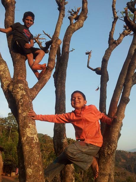 Fotografías en Nepal - La escuela