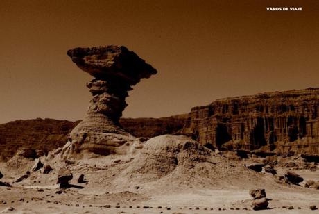 PARQUE PROVINCIAL ISCHIGUALASTO ( VALLE DE LA LUNA) San Juan. ARGENTINA. el hongo valle de la luna