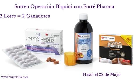 Sorteo 2 Lotes de Productos Forté Pharma para comenzar la Operación Biquini