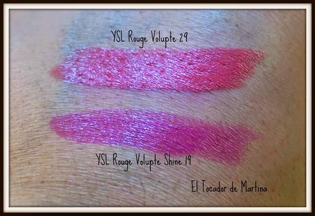 MIS LABIALES DE YSL Y SUS DISTINTAS TEXTURAS.