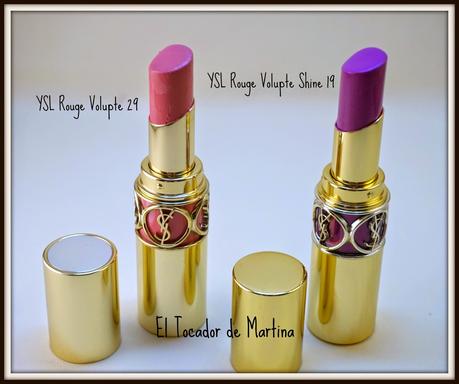 MIS LABIALES DE YSL Y SUS DISTINTAS TEXTURAS.