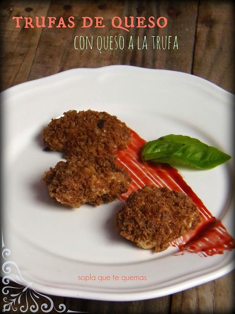 TRUFAS DE QUESO CON QUESO A LA TRUFA TRUFAS DE QUESO CON QUESO A LA TRUFA