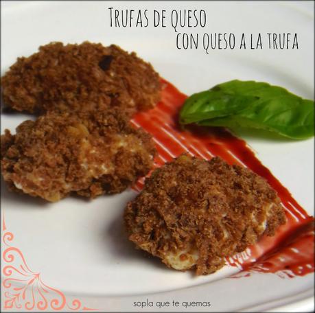 TRUFAS DE QUESO CON QUESO A LA TRUFA TRUFAS DE QUESO CON QUESO A LA TRUFA