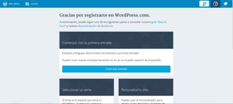 Pasos para crear un blog en WordPress crearblog