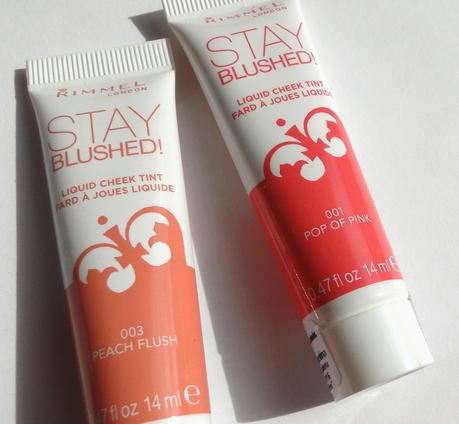 Stay blushed de Rimmel, tintas en crema. Stay blushed de Rimmel, tintas en crema.