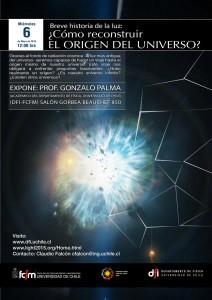 Charla “Breve Historia de la Luz: Cómo reconstruir el origen del Universo” en Santiago Charla “Breve Historia de la Luz: Cómo reconstruir el origen del Universo”
